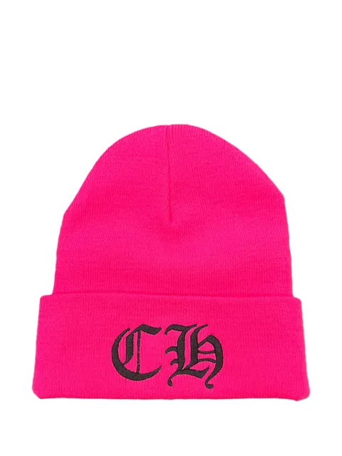 Chrome Hearts logo-embroidered beanie Pink CHRM0238