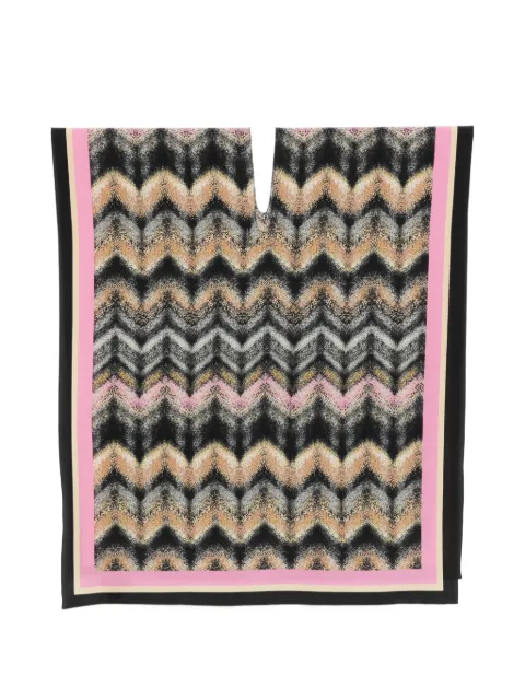 Missoni zigzag-print scarf Black PONPCRDA064