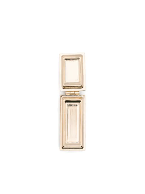 Nº21 rectangular earrings Gold 74046948