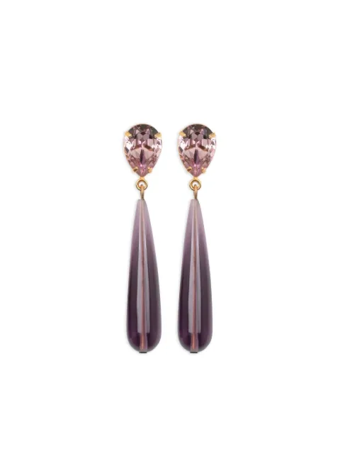 Jennifer Behr Caroline teardrop earrings Gold 118RC9AMETHYST