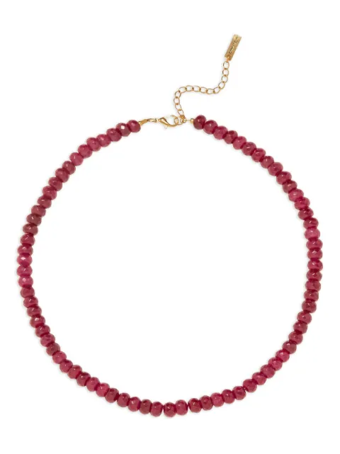 Jennifer Behr Amani beaded necklace Red 118PA13GARNET