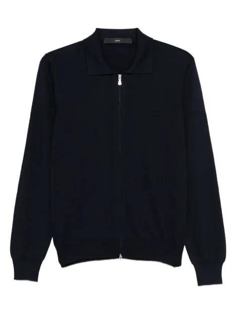 SAPIO zip collared knitwear Black 5719614225