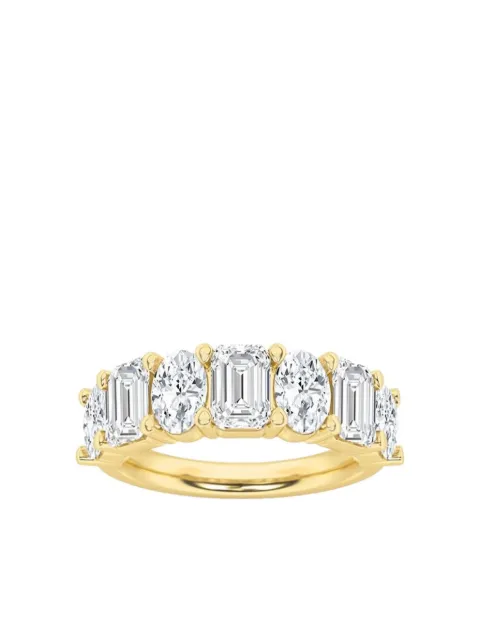 Tilla 14K yellow gold lab-grown diamond half eternity ring Gold KJ01091REM3