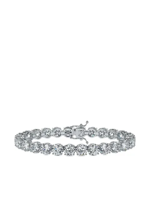 Tilla 14K white gold diamond tennis bracelet Silver 28858