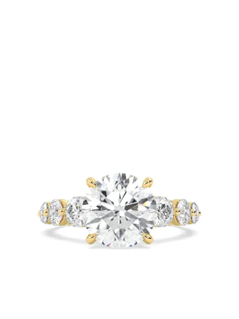 Tilla 14K yellow gold New Fashion lab-grown diamond ring Gold RG102
