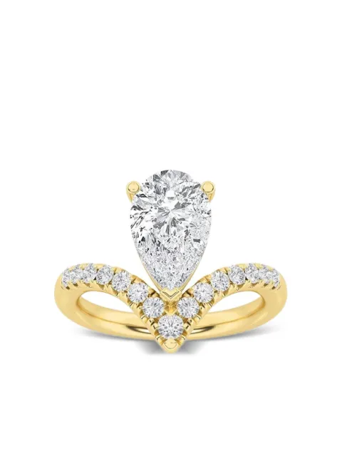 Tilla 14K yellow gold Fashion lab-grown diamond ring Gold KJ01046RPS2