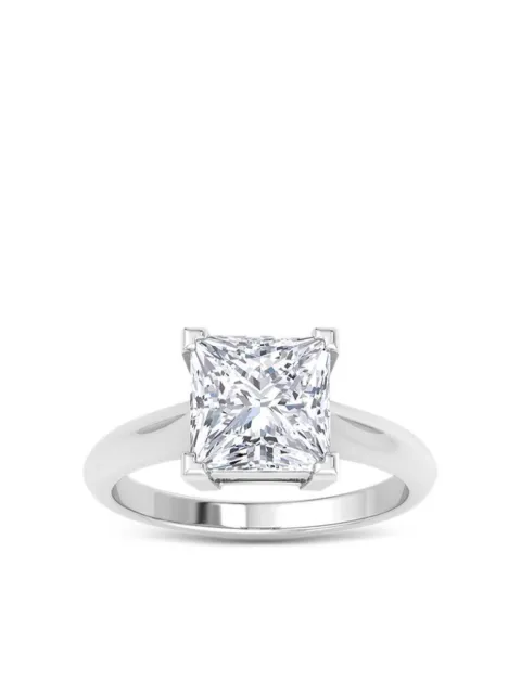 Tilla 14K white gold lab-grown diamond solitaire ring Silver LGRG86