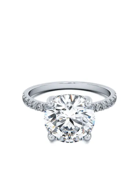 Tilla 14K white gold Accented lab-grown diamond ring Silver R2C2