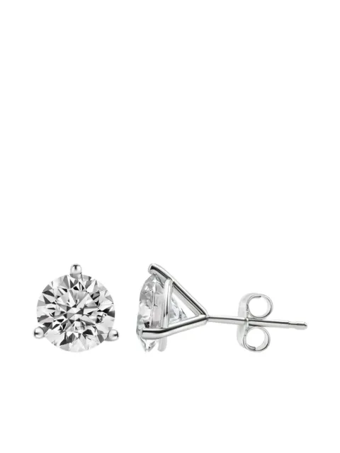 Tilla 14K white gold lab-grown diamond stud earrings Silver LGERST150