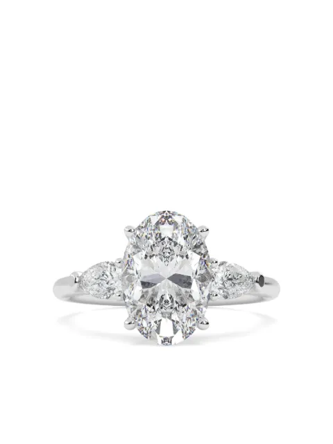 Tilla 14K white gold diamond ring Silver RG86
