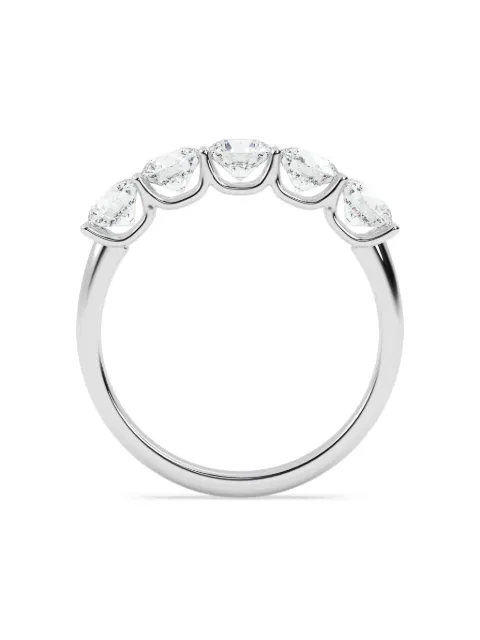 Tilla 14K white gold diamond wedding ring Silver WB43