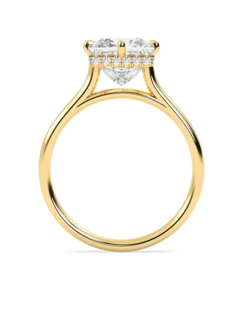 Tilla 14K yellow gold princess lab-grown diamond solitaire ring Gold RG56