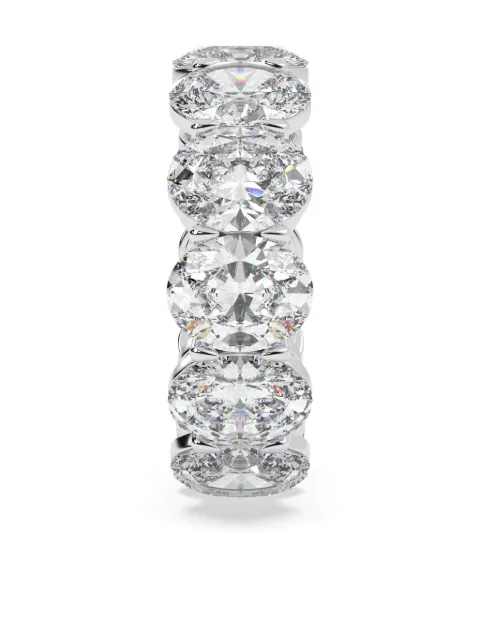 Tilla 14K white gold oval lab grown diamond ring Silver WB09