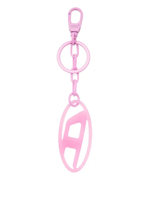 Diesel oval d charm keyring Pink X10583P8780