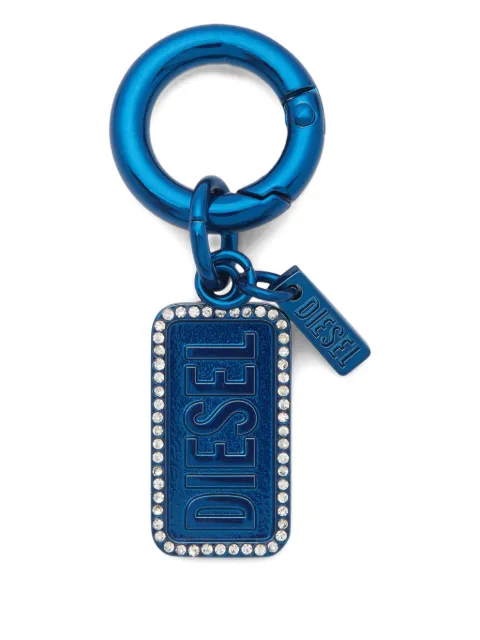 Diesel embellished charm keyring Blue X10808P9132