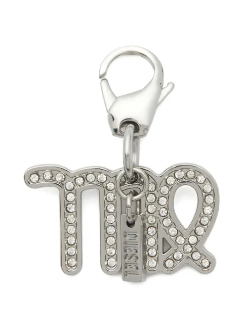 Diesel metal virgo charm with rhinestones Silver X10791P9132