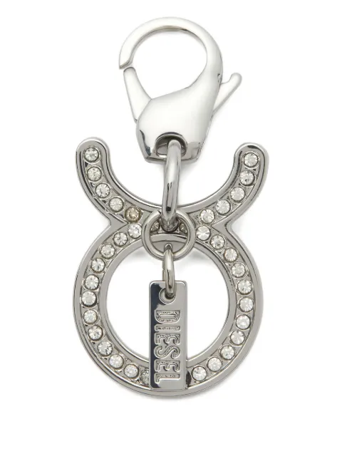Diesel metal taurus charm with rhinestones Silver X10787P9132