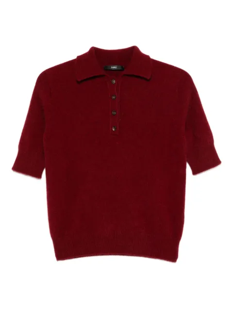 SAPIO cotton polor top Red V56800