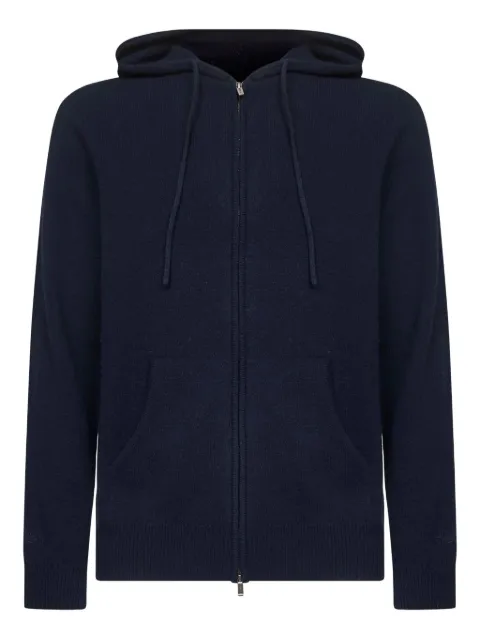 MC2 Saint Barth zip wool hoodie Blue NOT000200063I