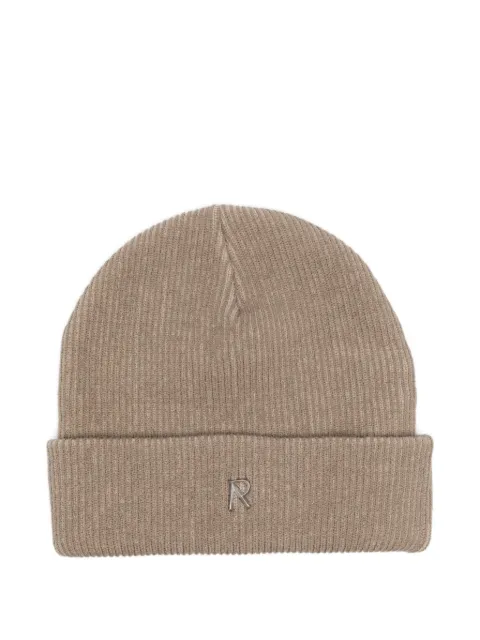 Represent logo-plaque beanie Neutrals MLM100354B
