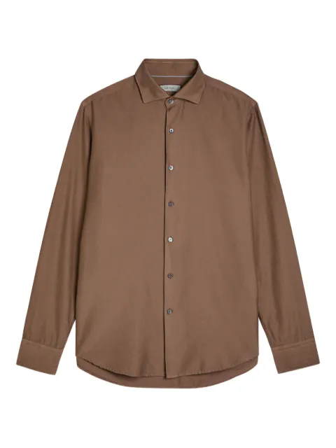 Canali long-sleeve shirt Brown GM03656CSL7065