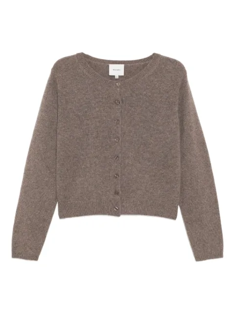 Reformation Clara cashmere crew-neck cardigan Brown 1312652CCAA