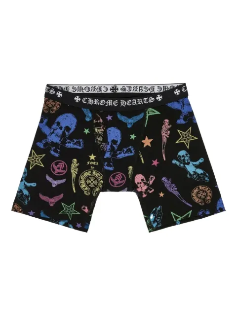 Chrome Hearts x Foti printed boxers Black CHRM0222