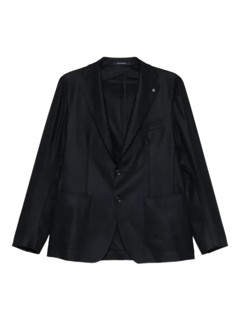Tagliatore notched-lapel single-breasted blazer Blue 1SMC22KAI010021U