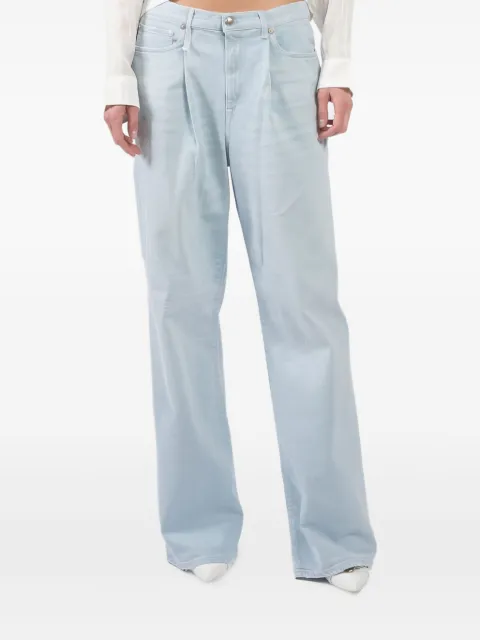 R13 pleated-front jeans Blue R13W3147
