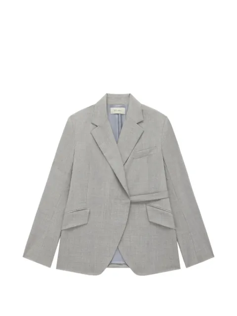 WE-AR4 single-breasted blazer Grey RBL0274087