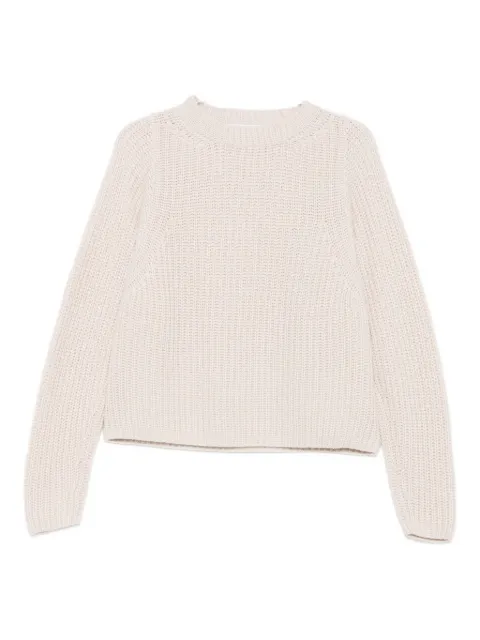 Iris Von Arnim ribbed sweater Neutrals 25402101011145