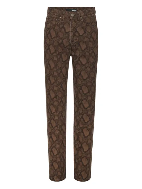 ROTATE BIRGER CHRISTENSEN printed jeans Brown 1150003074