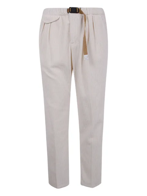 White Sand pleated corduroy trousers Neutrals 25WSU12317