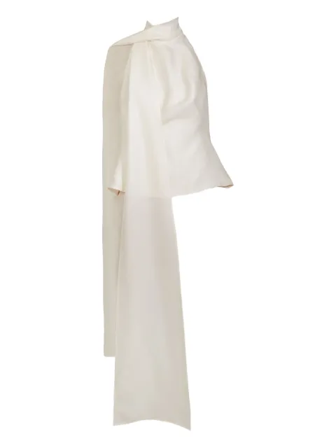 RXQUETTE halterneck blouse Neutrals RXQF25CAMSETP