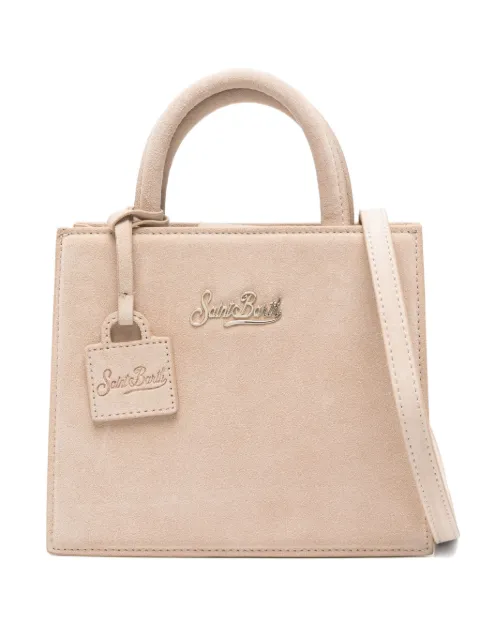 MC2 Saint Barth mini Shop suede tote bag Neutrals SHOPBAGMINI00556I