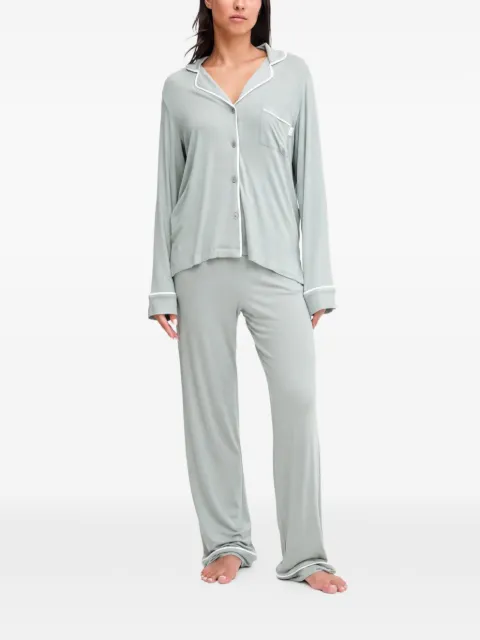 DKNY long sleeve pajamas set Green YI90092