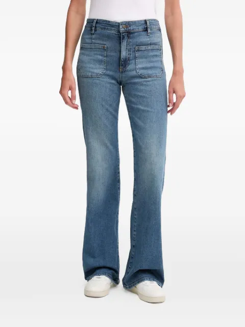 Joop! patch pocket denim flared jeans Blue 30048683