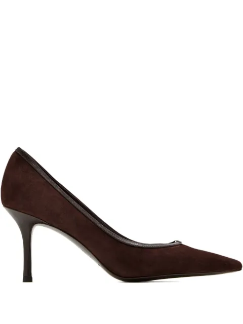 Tory Burch 80mm Double T-buckle pumps Brown 165235