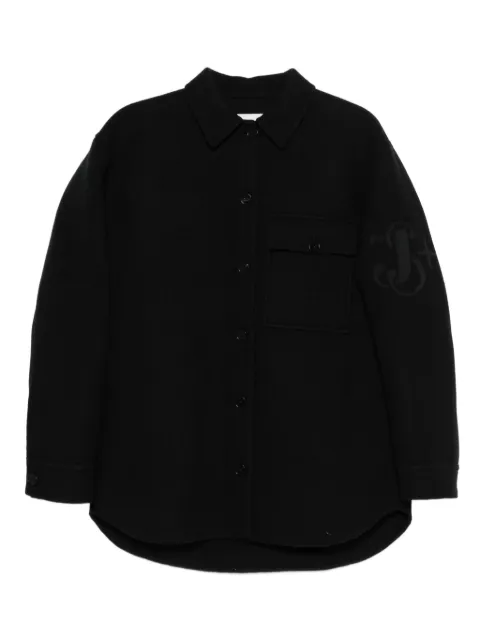 JIL SANDER+ logo-motif jacket Black J40SW0015J40020