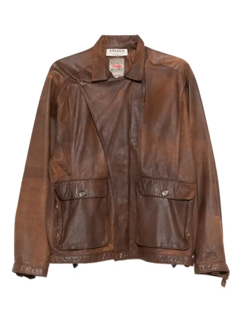 A.N.G.E.L.O. Vintage Cult 1990s leather jacket Black AN600EN