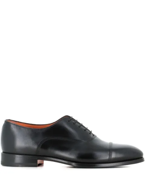 Santoni leather Oxford shoes Black MCAD18883JJ6BNTG