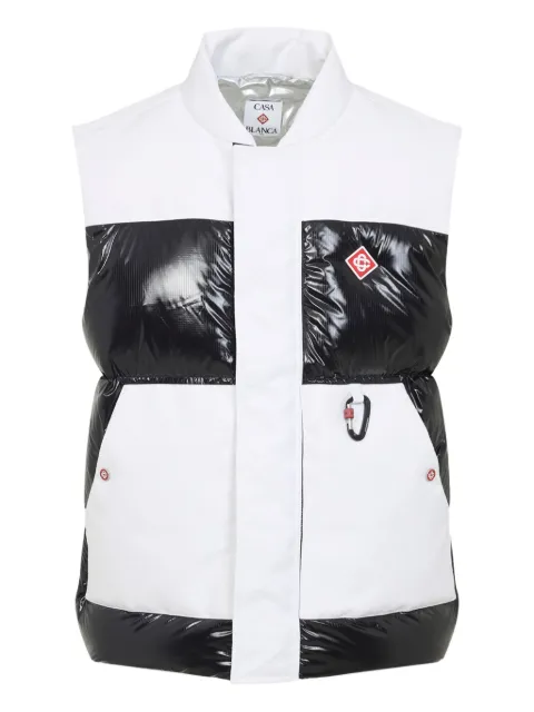 Casablanca panelled gilet White MAW25OT19101