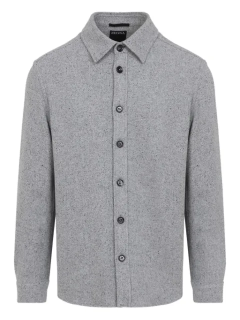 Zegna cashmere shirt Grey UGV10A2SOT4