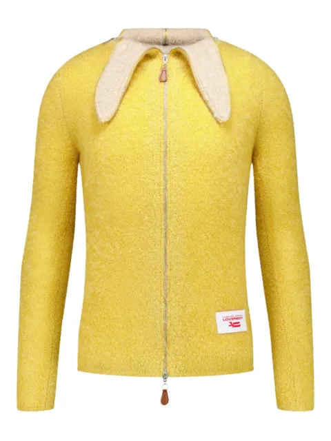 Charles Jeffrey Loverboy zip-up sweater Yellow 52090601