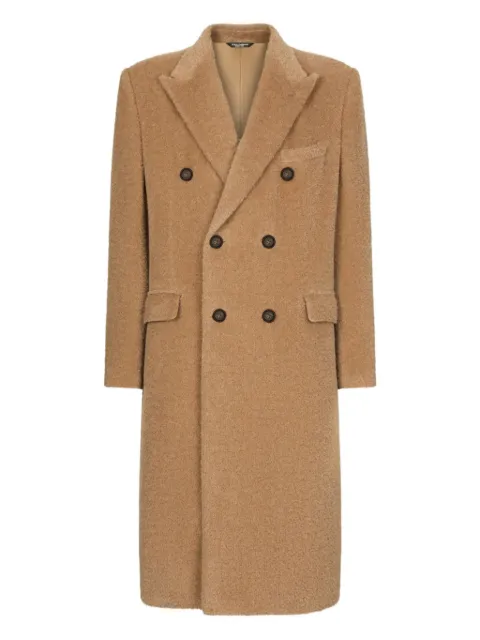 Dolce & Gabbana double-breasted wool coat Brown G047CTIUNVXM2296