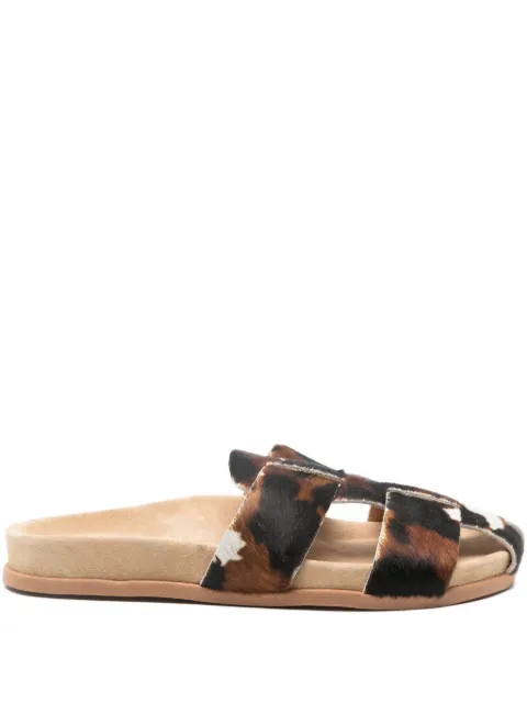 Ancient Greek Sandals Skafi sandals Brown SKAFIPONYCOW
