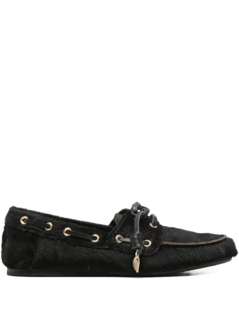 Ancient Greek Sandals Pliaria lace-up derby shoes Black PLIARIAPONYBLACK