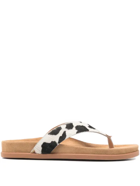 Ancient Greek Sandals cow-embellishment sandals Neutrals CHARYSFOOTBEDPONYCOW