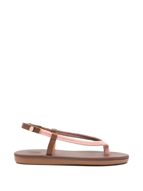 Ancient Greek Sandals Zoiva strap sandals Brown ZOIVACHETTACORDPINKTAN