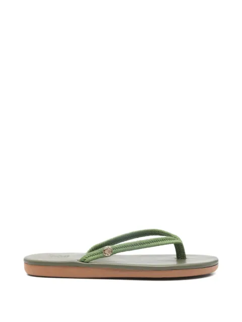 Ancient Greek Sandals Saionara sandals Green SAIONARAROPECORDGREEN